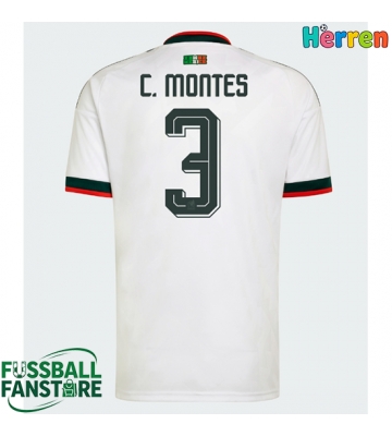 Mexiko Cesar Montes #3 Replik Auswärtstrikot WM 2026 Kurzarm